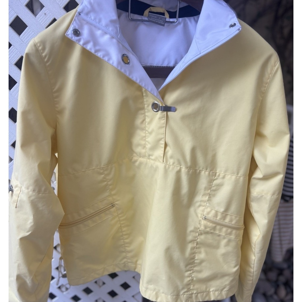 Nike‎ N-71 Windbreaker Jacket Women Yellow  Size Large (12-14) Excellent Vintage